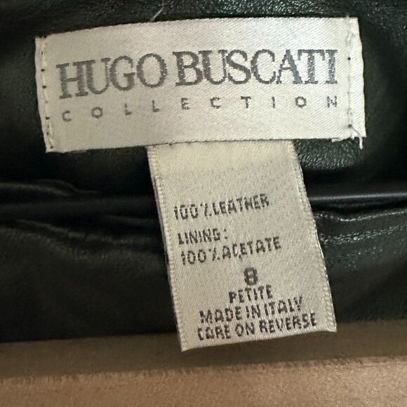 Hugo Buscati Leather Pants - Picture 3 of 4